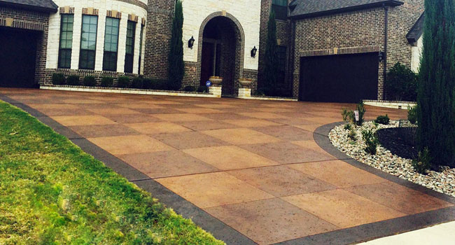 Decorative Concrete Driveways