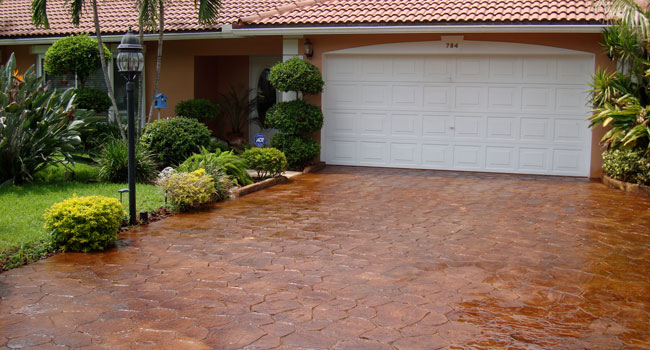 Decorative Concrete Driveways